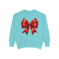 Bow Charm Valentines Unisex Comfort Colors Garment-Dyed Sweatshirt