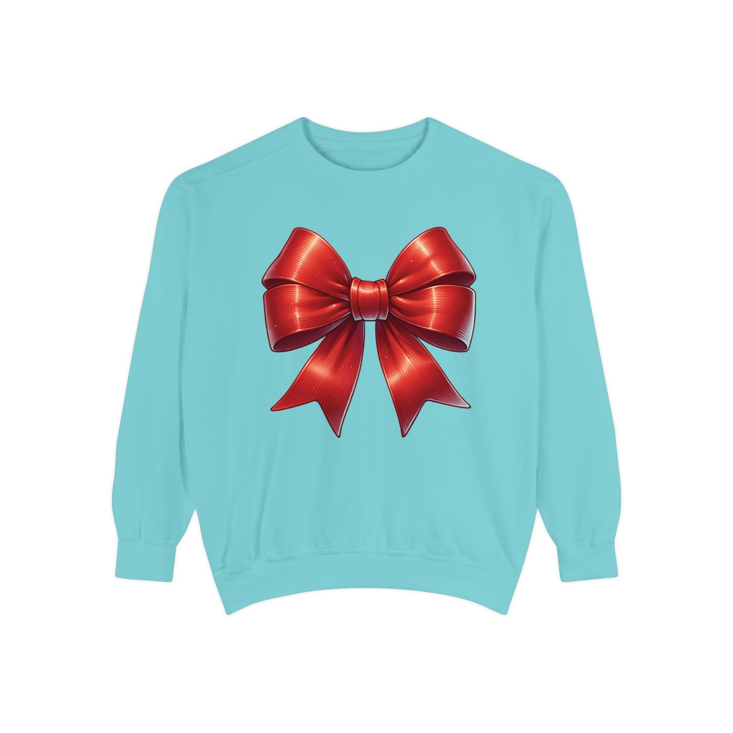 Bow Charm Valentines Unisex Comfort Colors Garment-Dyed Sweatshirt