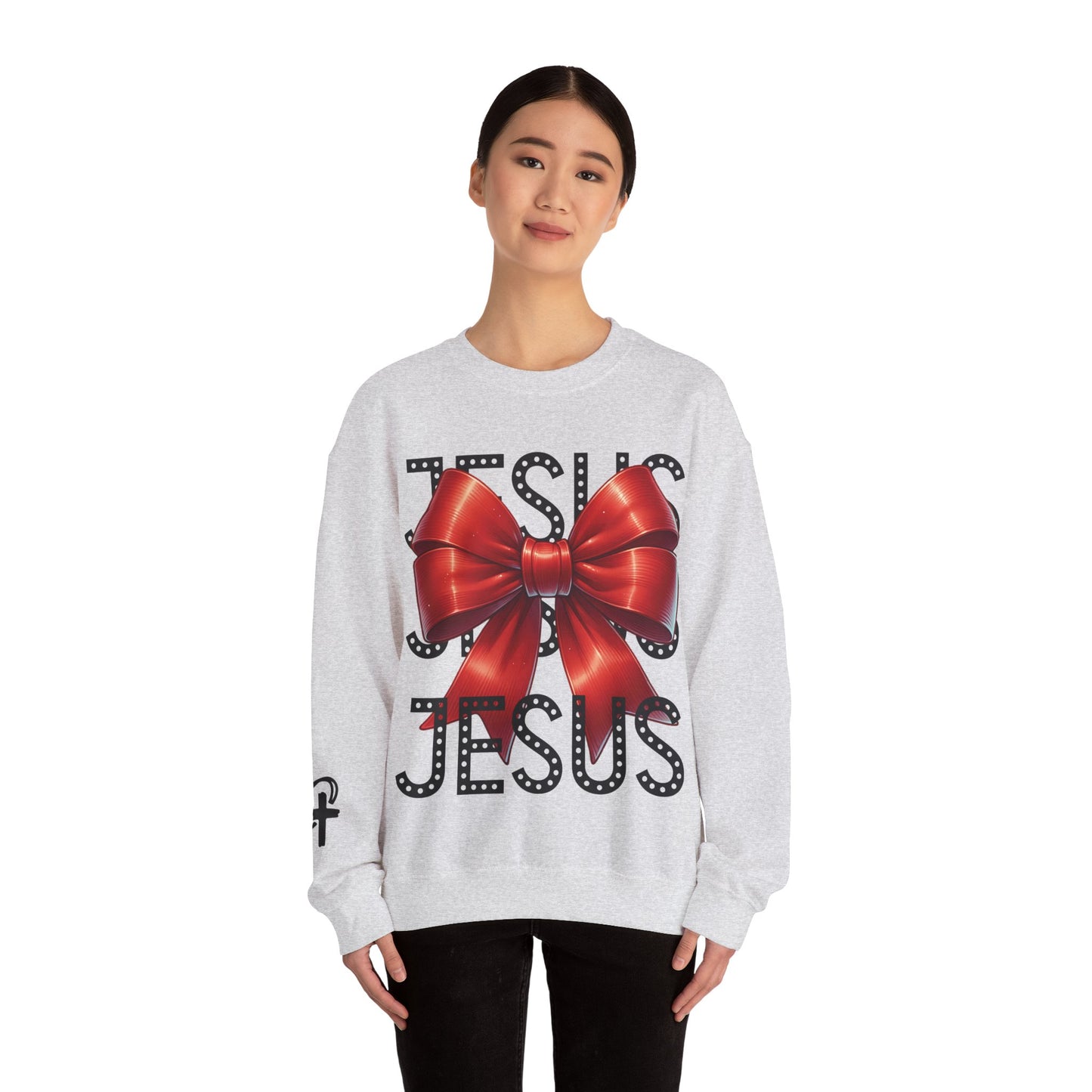 JESUS Unisex Heavy Blend™ Crewneck Sweatshirt.