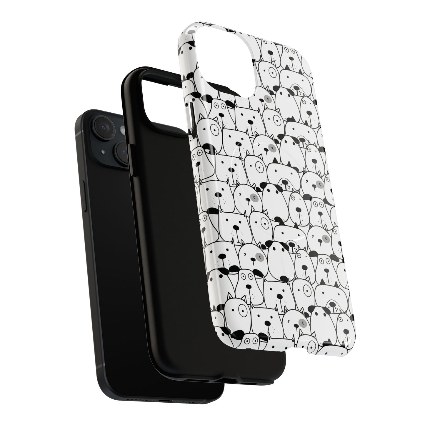 Cute Animal Pattern Phone Case, Tough Magnetic Cases for Pet Lovers, Gifts for Birthday, Holiday, Cute Accessories, Phone Covers