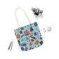 Blue Academic Adventures Canvas Tote Bag