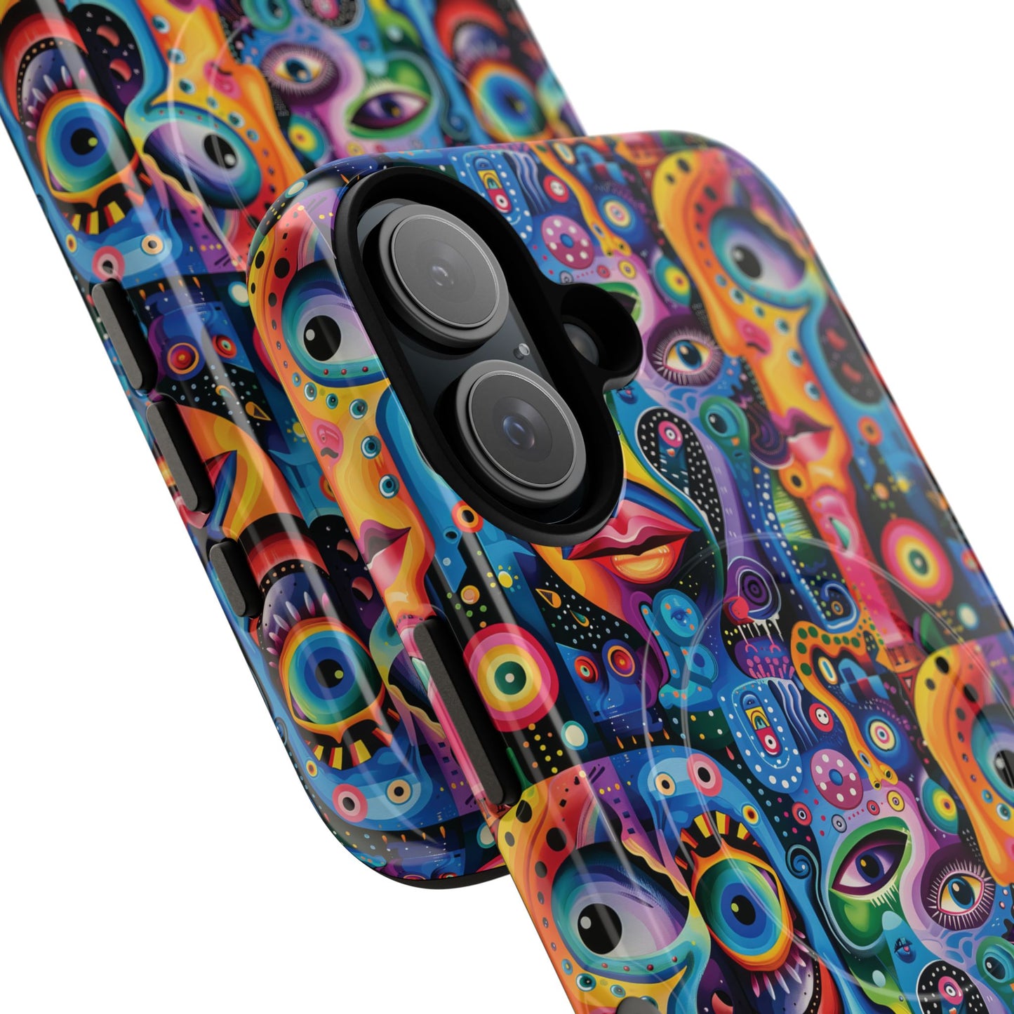 Psychedelic Visions Tough iPhone Magnetic Case - Unique Art iPhone Cover