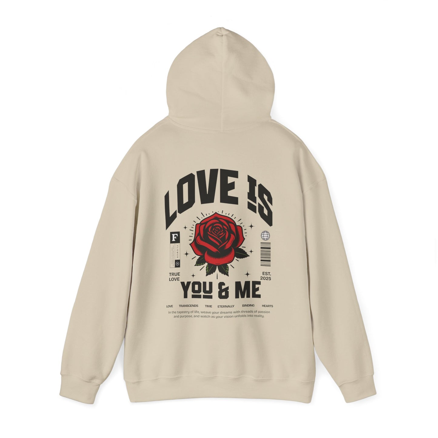 You and Me Unisex Gildan Hoodie Sweatshirt