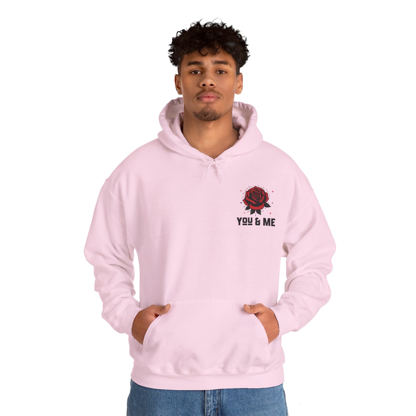 You and Me Unisex Gildan Hoodie Sweatshirt