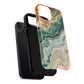 Stylish Tough Acrylic Magnetic iPhone Cases for Everyday Protection, Marble Design, Unique Gifts for Tech Lovers, Holiday Essentials
