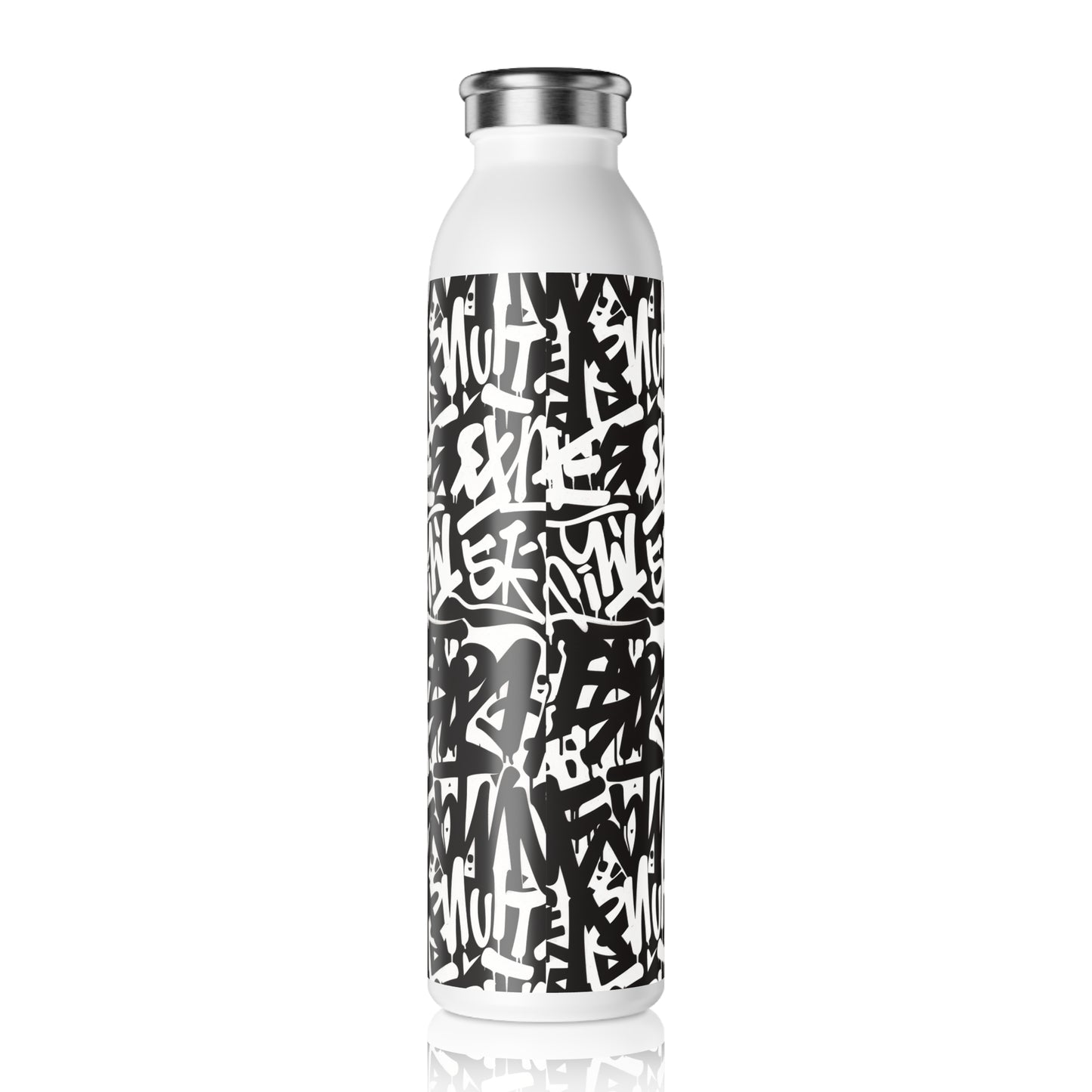 Urban Graffiti Slim Water Bottle