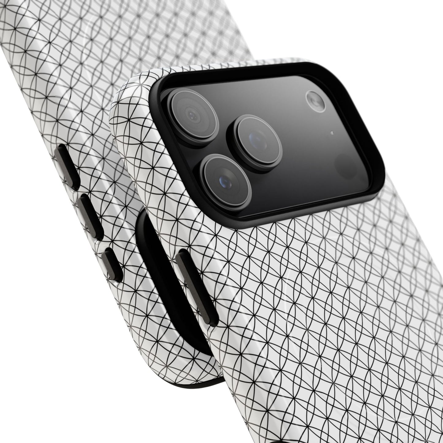Personalized Geometric Phone Case, Stylish Tough Magnetic Cases, Unique Protection, Trendy Gift for Tech Lovers, Modern Mobile Accessory
