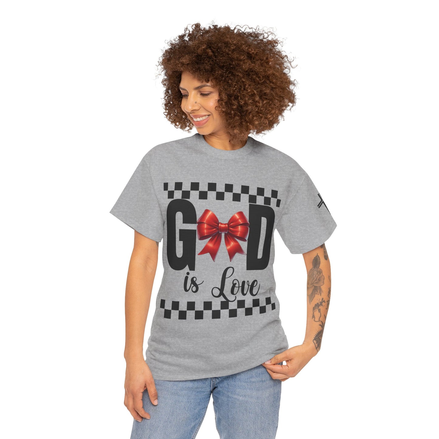 GOD is LOVE Charm Unisex Heavy Cotton Tee.