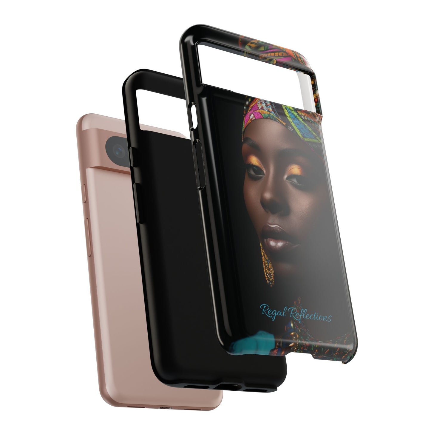 Regal Reflections: African Majesty iPhone, Samsung and Google Tough Phone Cases.