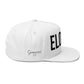 Stylish Flat Bill Cap with ELOHIM GENESIS 1:1 Embroidery - Perfect for Christian Occasion, Trendy Hat for Men and Women, Gift for Graduations, Summer Cap.