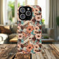 Spirit in Bloom Tough iPhone Magnetic Cases, Cute iPhone Accessories, Flower Design, Gifts for iPhone 14, 15, 16, 17, Pro Max, Boho Style, Western Style