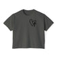 Faith and Floral Cross Women's Comfort Colors Boxy Tee