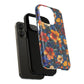 Cathedral Petals Tough Magnetic iPhone Case, Durable, Stylish, Unique Floral Design, Gifts for Her, Birthday, Everyday Use, Stained Glass iPhone Case.