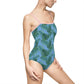 Blue Tropical Bliss Women's One-piece Swimsuit (AOP)