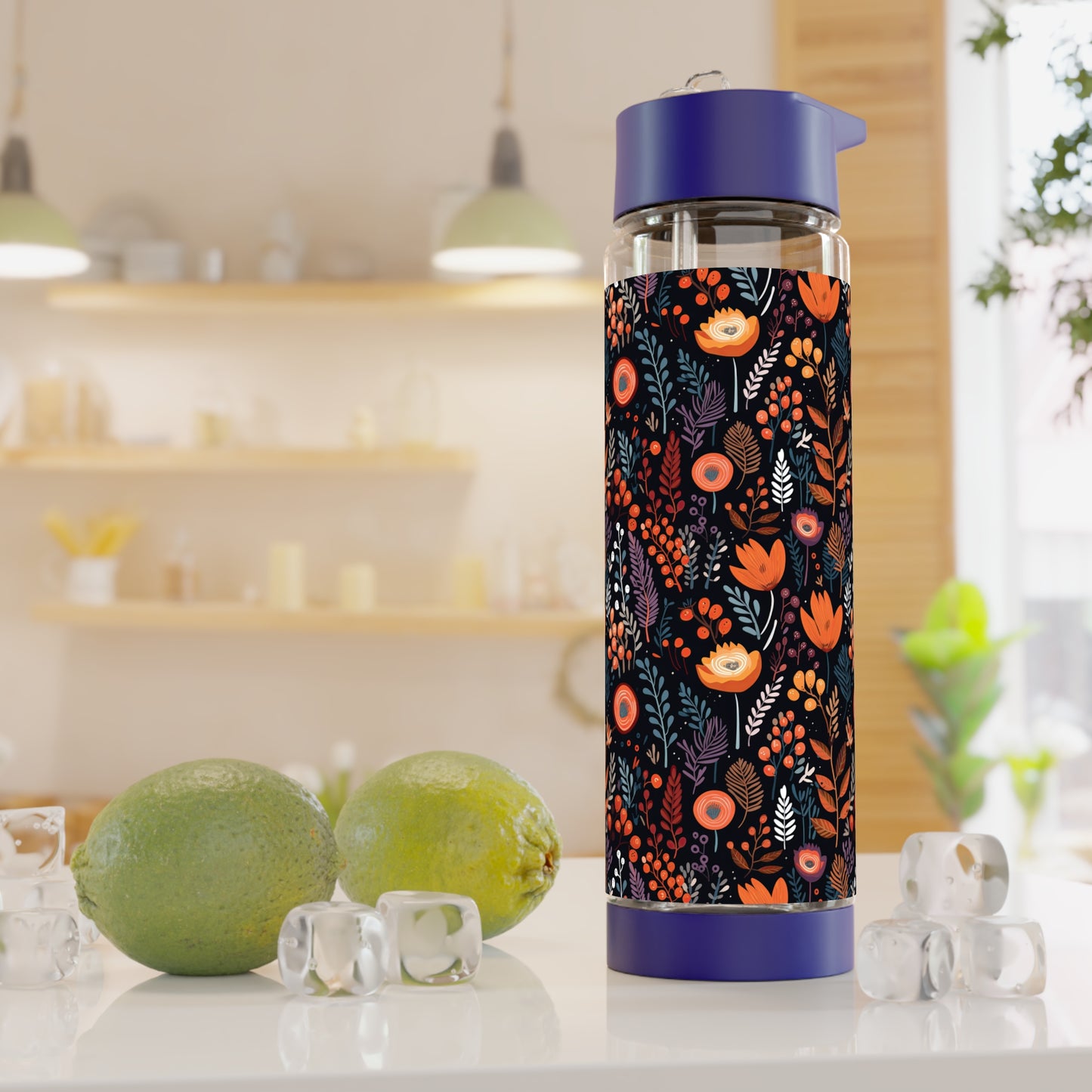 Autumn Bloom Infuser Water Bottle