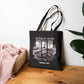 Inspirational Cotton Canvas Tote Bag - 'True Story, He's not Here!' with Matthew 28:6