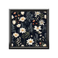 Floral Keepsake Jewelry Box — Dark Botanical Daisies