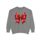 Bow Charm Valentines Unisex Comfort Colors Garment-Dyed Sweatshirt