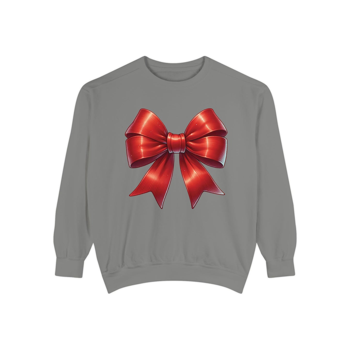 Bow Charm Valentines Unisex Comfort Colors Garment-Dyed Sweatshirt