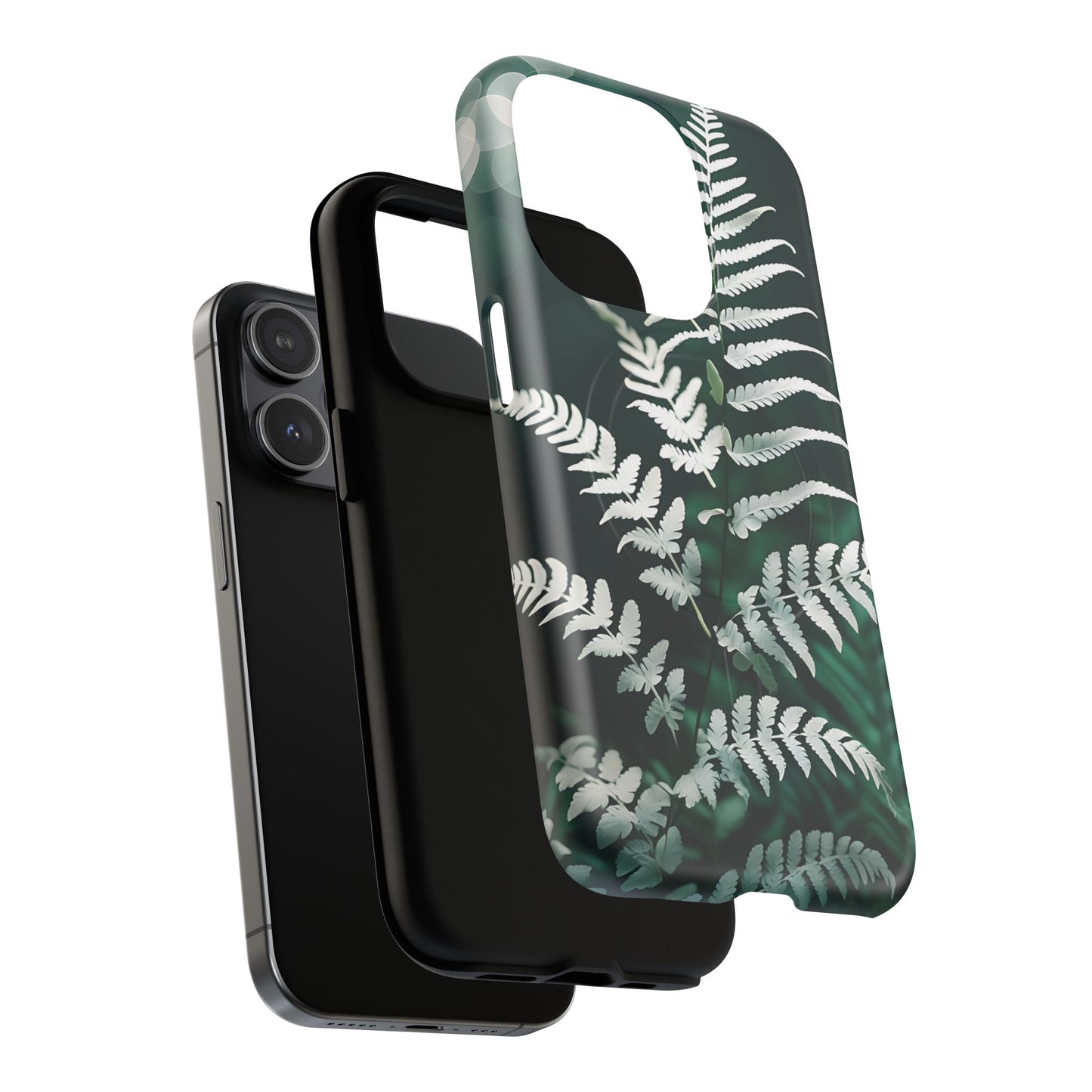 Elegant Fern Design Phone Case, Tough iPhone Cover, Nature Lover Gift, Botanical Phone Protector, Eco-Friendly Accessory
