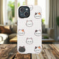 Cute Cat Tough Magnetic Case, iPhone Cover, Cat Lover Gift, Cute Cat Accessories, Pet-Themed iPhone Case