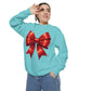 Bow Charm Valentines Unisex Comfort Colors Garment-Dyed Sweatshirt