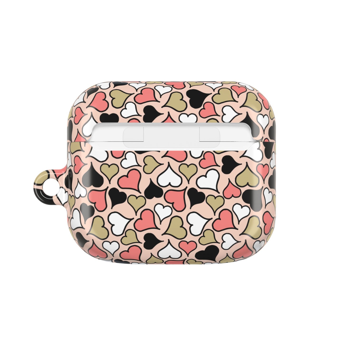 Love Hearts AirPod Cases - Cute Heart Pattern Earbud Holder.