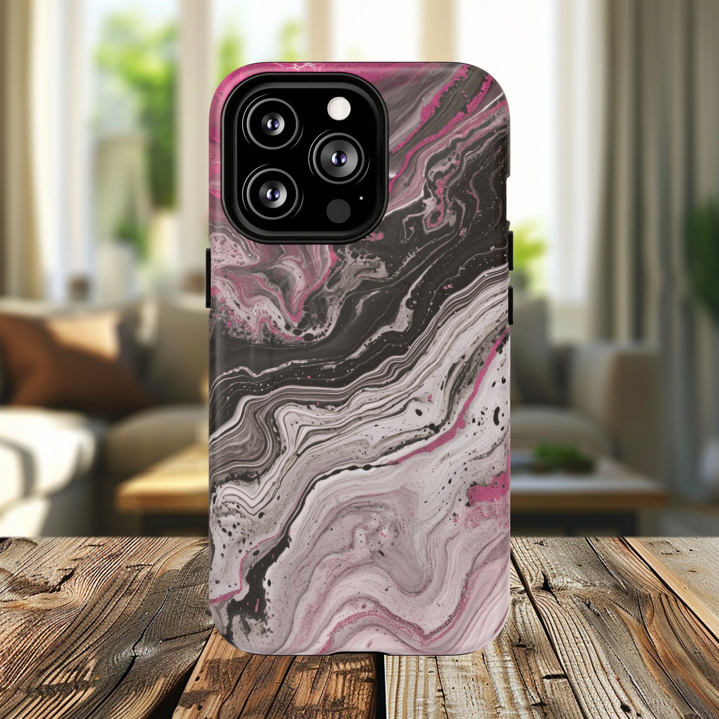 Stylish Magnetic iPhone Cases for Tough Protection, Trendy iPhone Covers, Gift for Teens, Modern Tech Accessories, Marble iPhone Design Cases