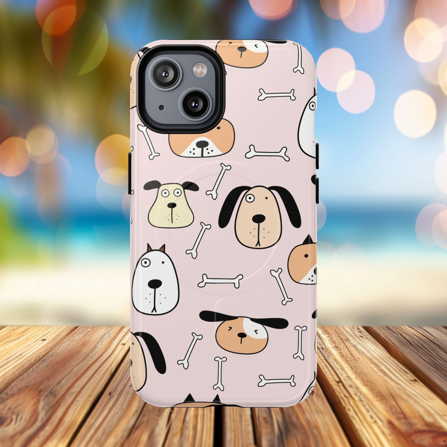 Cute Dog iPhone Case, Tough Magnetic Cases for Pet Lovers, Dog-Themed Accessories, Gift for Dog Owners, Unique iPhone Cover