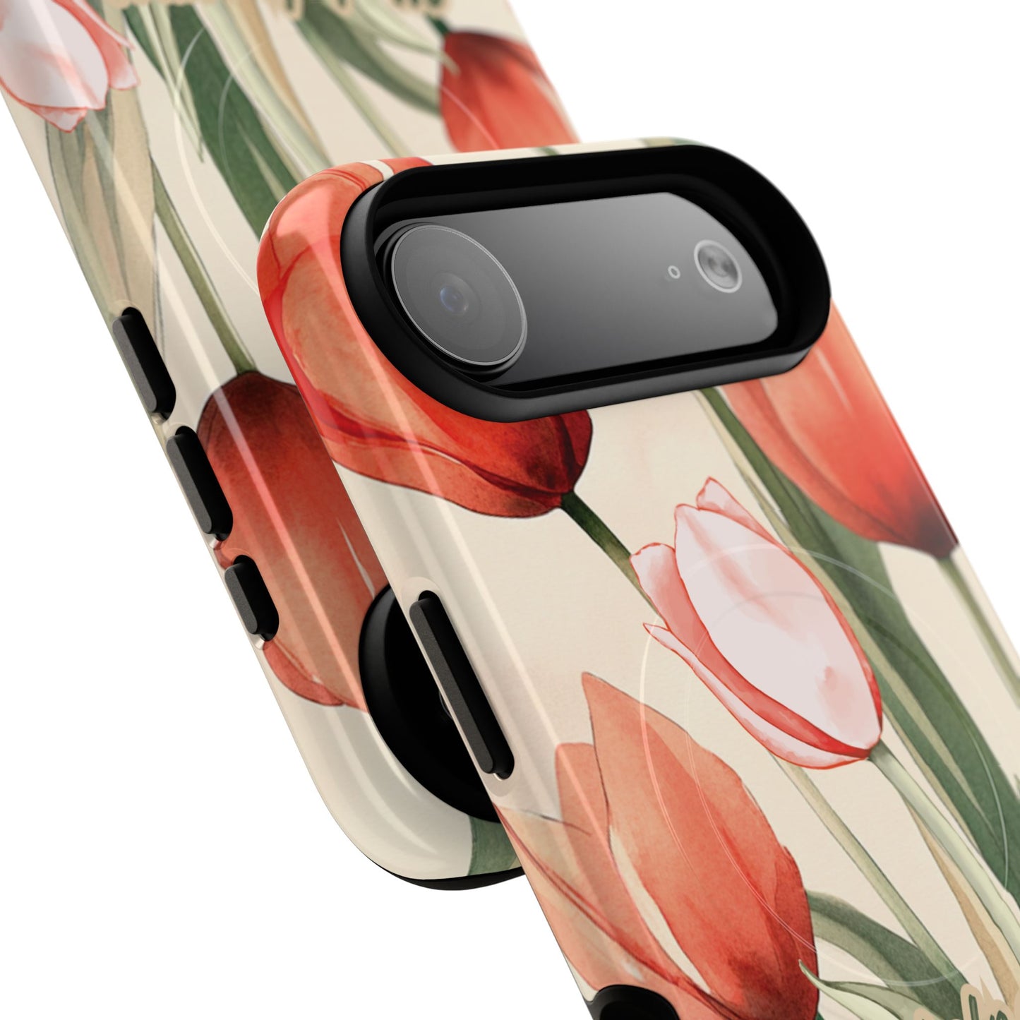 My Help comes from the Lord Psalm 121:2, Inspirational Gift, Tough iPhone Magnetic Case Scripture, Floral Bible Verse, MagSafe® iPhone® Tough Case, iPhone 14, iPhone 15, iPhone 16, Pro, Pro Max, Plus.