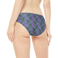 Purple Tropical Bliss Loop Tie Side Bikini Bottom (AOP)