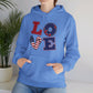 Patriotic LOVE Unisex Heavy Blend™ Hooded Sweatshirt