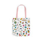 Personalized Classroom Couture Composition Book Inspired Canvas Tote Bag with Colorful Straps, Cute School Bag, Eco-Friendly Tote, Back to School Shopping Bag, Teacher Gift Idea