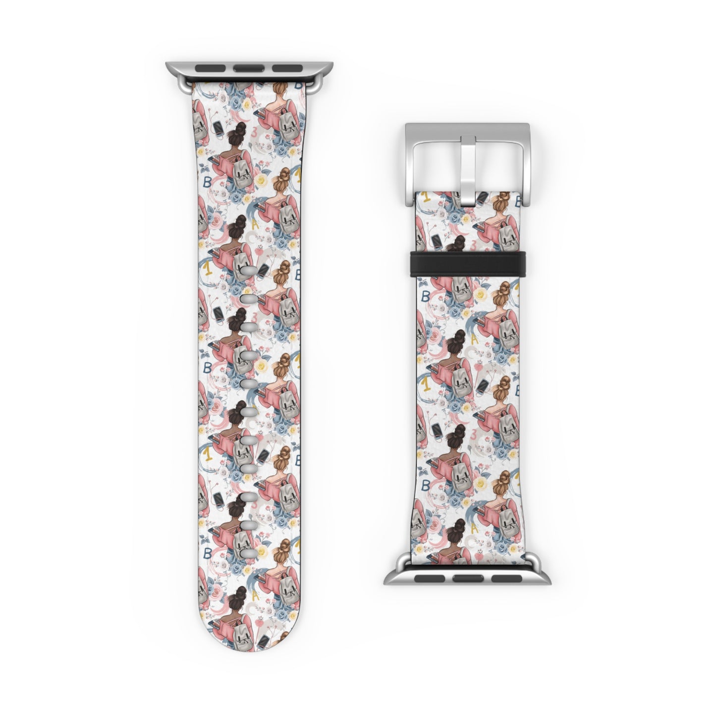 Study Chic Floral Watch Band | Stylish Accessory for Everyday Wear & Gifts.