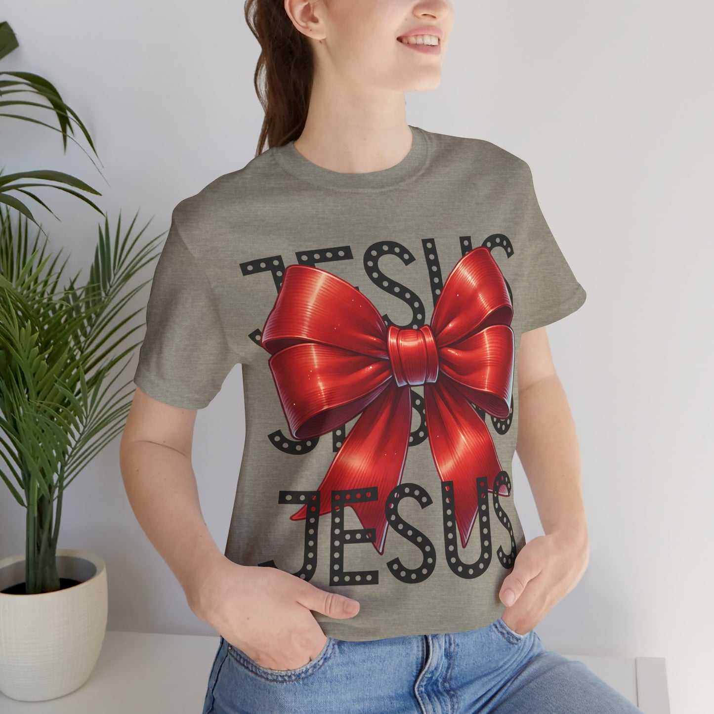 JESUS Unisex Jersey Bella Canvas Short Sleeve Tee.