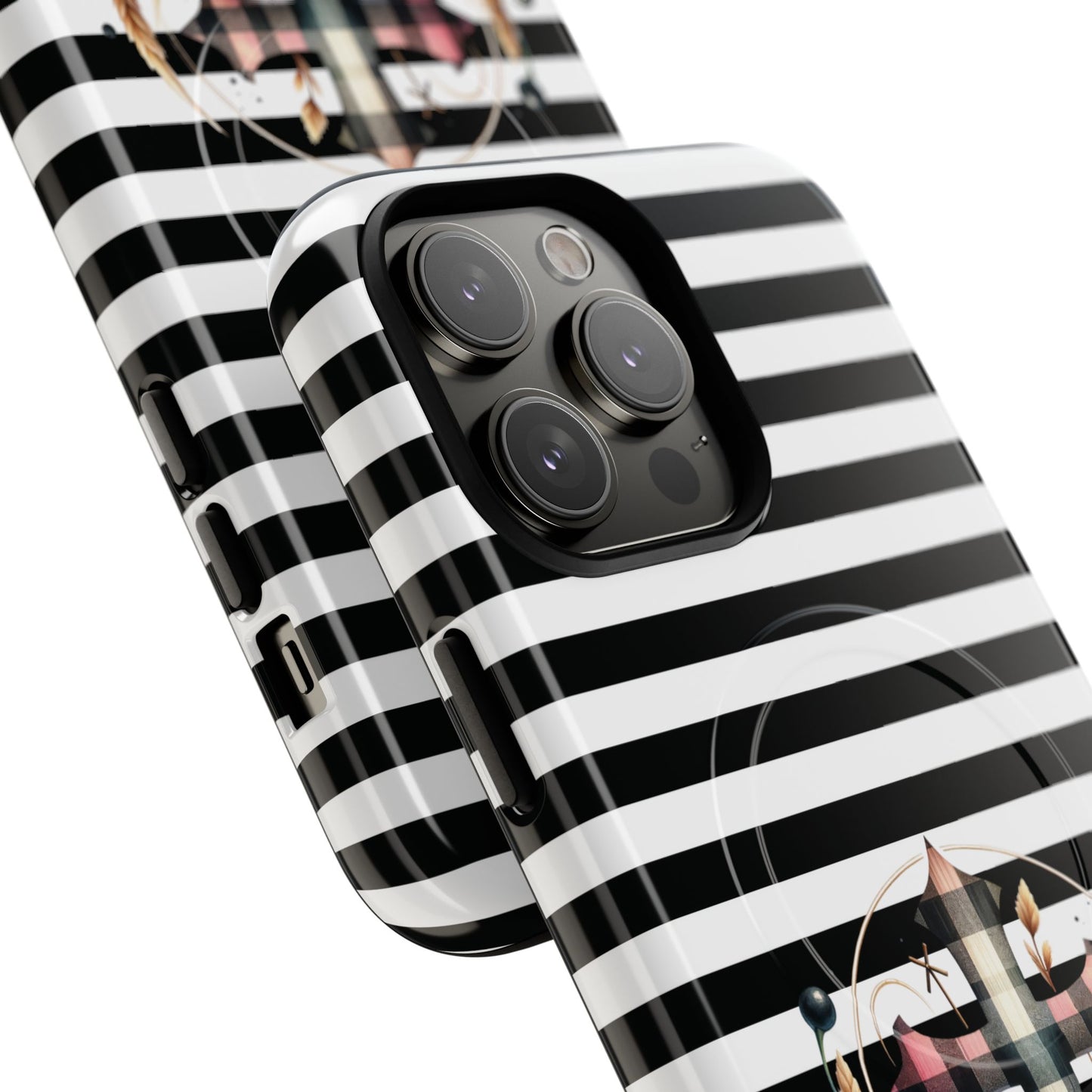 Striped in His Glory iPhone Case, Tough Magnetic Phone Protector, MagSafe iPhone Cover, Durable Case for Everyday Use, Gift for Nature Lovers, Vibrant Design.