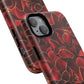Crimson Bloom Tough iPhone Magnetic Case, Protective iPhone Case, Stylish iPhone Cover, Gift for Her, Mother's and Birthday Gifts, Unique Floral Accessories