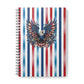 Patriotic Pride Wirobound Softcover Notebook, A5 (PY)