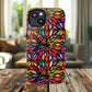 Prism Bloom Tough iPhone Magnetic Case, Stained Glass  MagSafe Cases, iPhone Accessory, Floral Design, Unique Gift, iPhone Protection