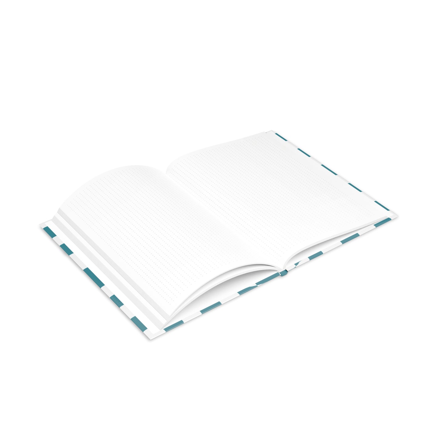 Teal Checkered Charm A Hardcover Notebook (PY)