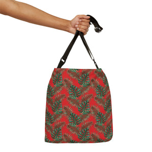 Red Tropical Bliss Adjustable Tote Bag (AOP)