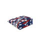 Patriotic Waves Cotton Cosmetic Bag