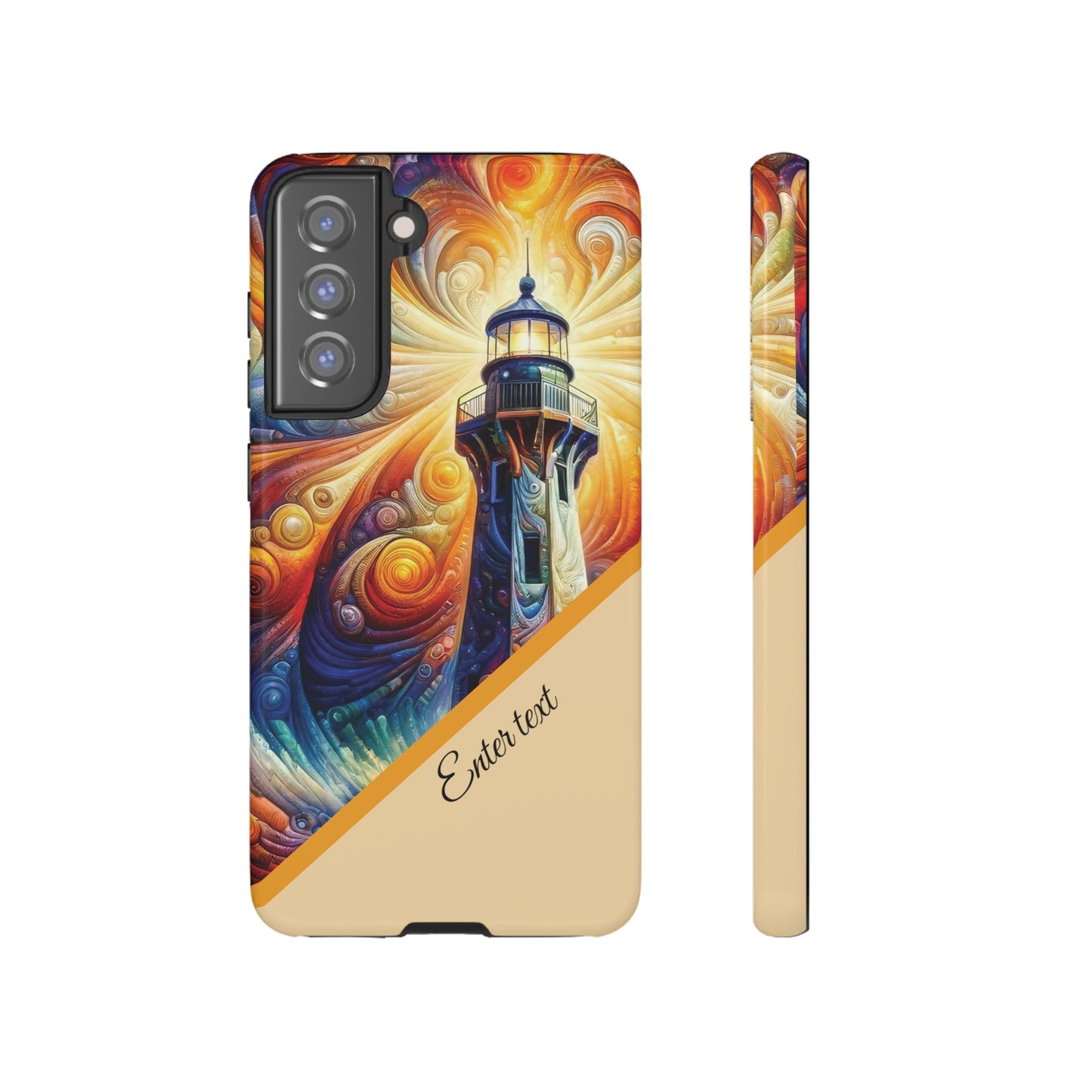 Personalized Cosmic Beacon Tough Samsung and Google Phone Cases