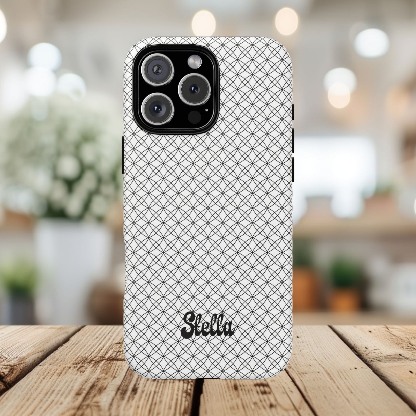 Personalized Geometric Phone Case, Stylish Tough Magnetic Cases, Unique Protection, Trendy Gift for Tech Lovers, Modern Mobile Accessory