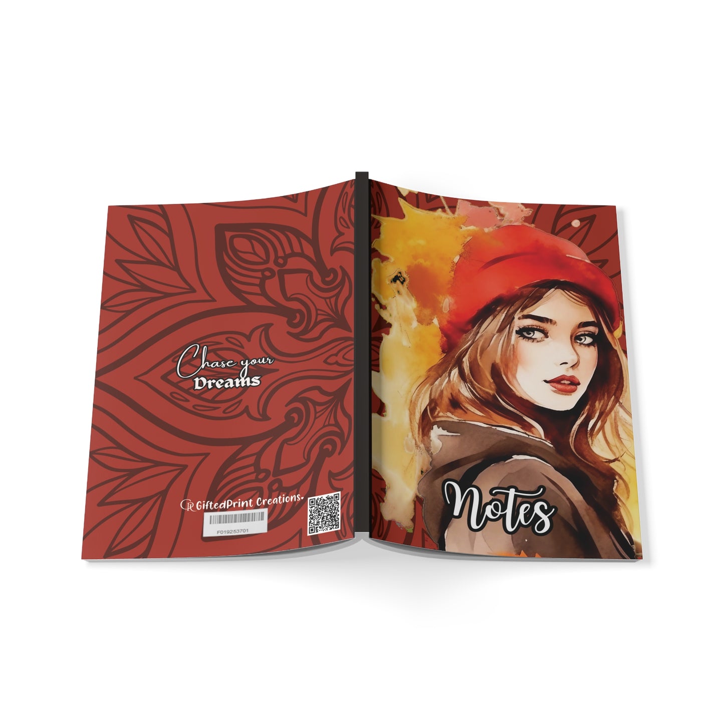 Artistic A5 Notebook, Creative Notebook, Sketchbook, Gift for Artists, School Supplies, Stationery, Dream Journal.