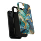 Ocean Quartz Luxe Marble Pattern Tough Magnetic iPhone Case, Phone Accessories, Luxury Gift, Durable iPhone Cover, Unique Design for iPhone Users.