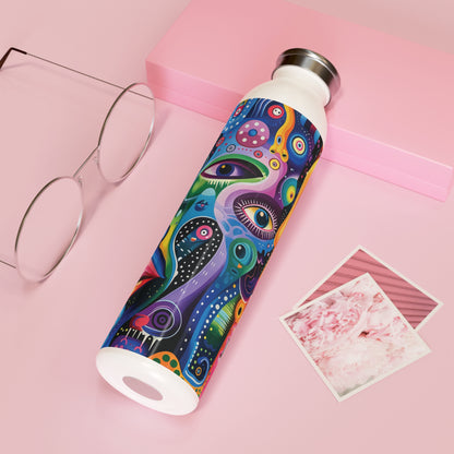 Psychedelic Visions Slim Water Bottle