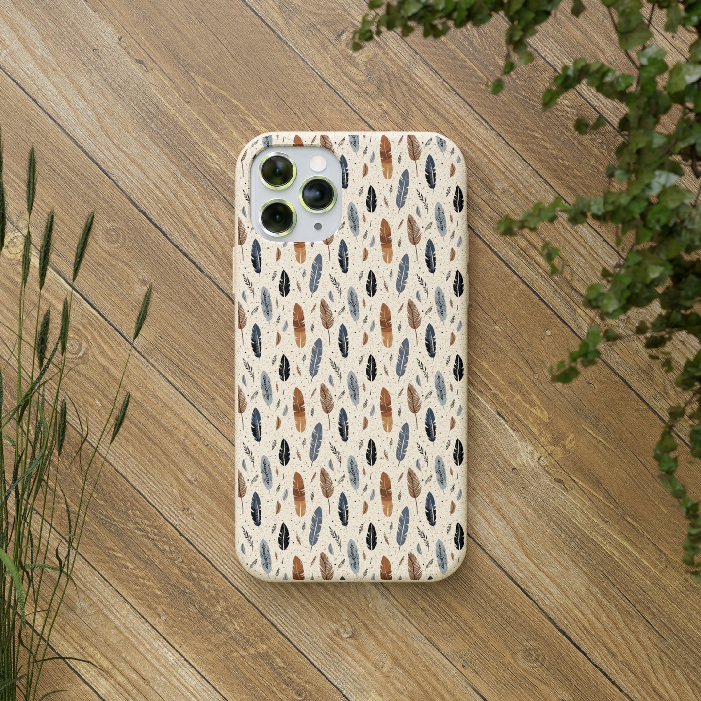 Whispering Feathers iPhone Biodegradable Cases