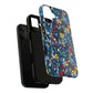 Colorful Floral Phone Case, Tough Magnetic Phone Cover, Durable Tech Accessory, Unique Gift for Her, Vibrant Smartphone Case