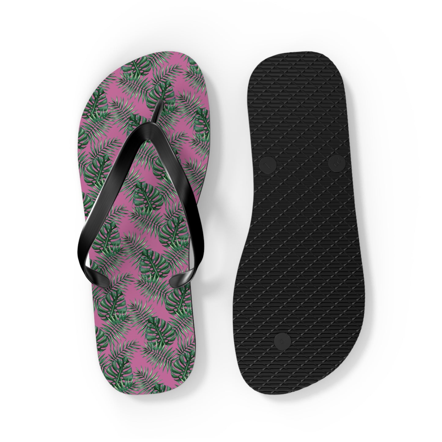 Pink Tropical Bliss Flip Flops